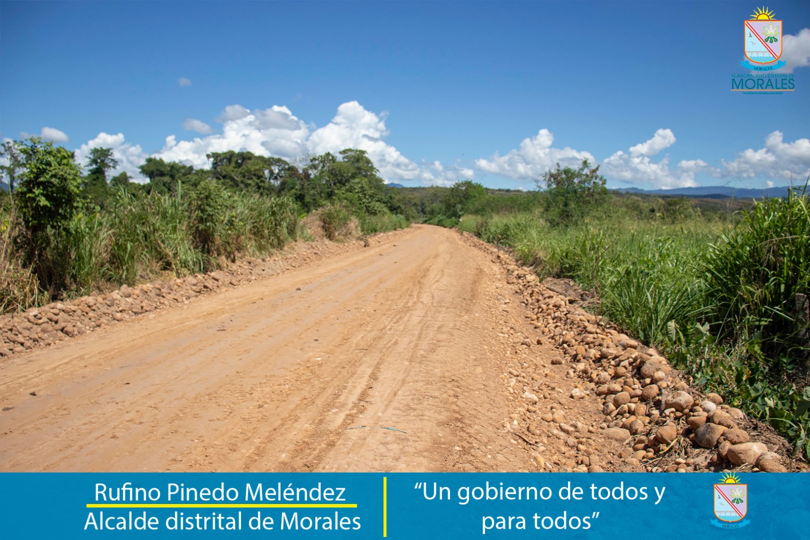 ALCALDE PONE ÉNFASIS EN EL MEJORAMIENTO DE CARRETERAS A LOS CENTROS DE PRODUCCIÓN. 